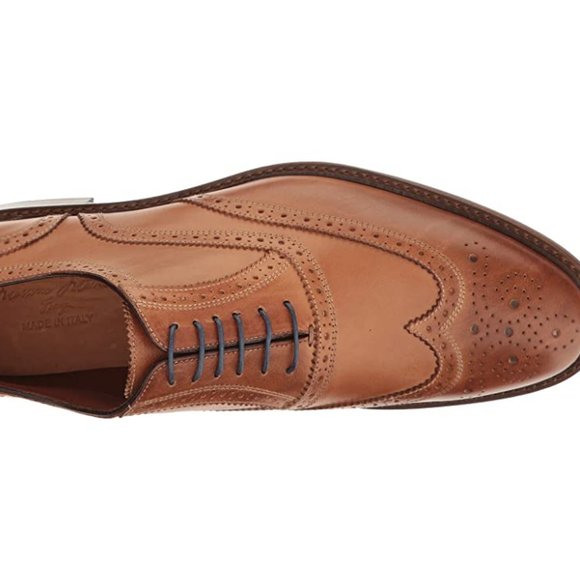 Massimo Matteo 6-Eye Wing Tip Men's Oxford Dress Shoe - Picture 2 of 8